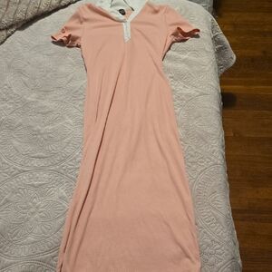 SHEIN Pink Maxi Dress